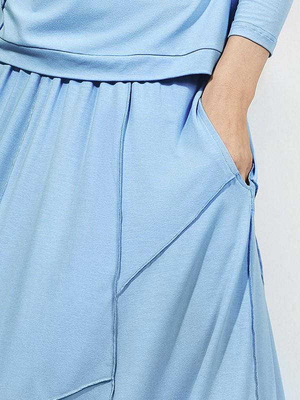 Lega viskozinis sijonas "Lavender Light Blue"