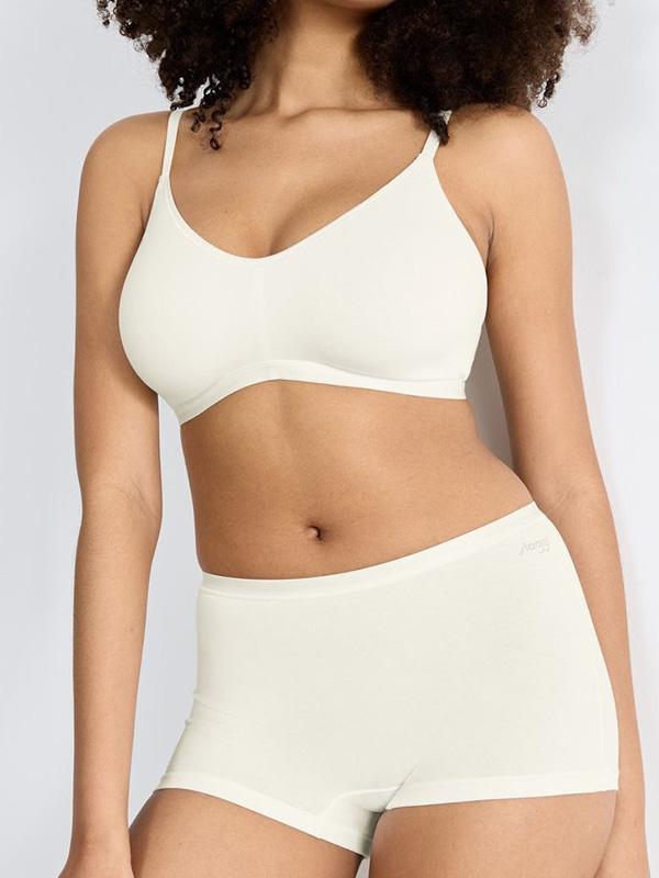 Sloggi Organic Cotton Soft Bra Go Daily Silk White