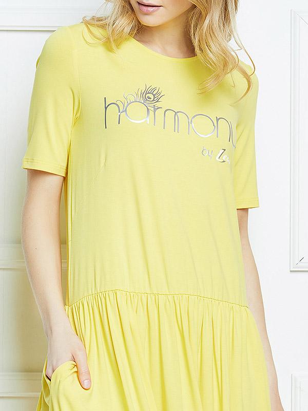 Lega viskozinė suknelė "Harmony Yellow"