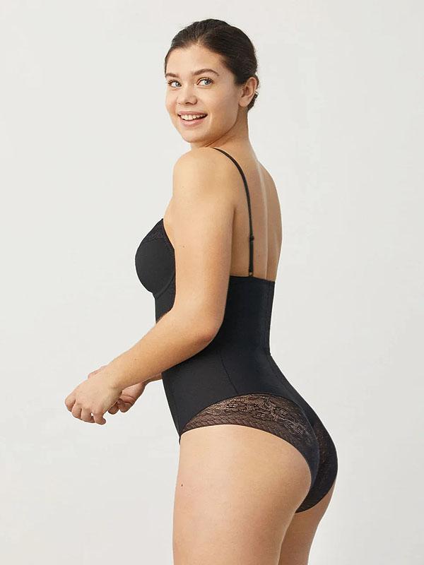 Ysabel Mora Shaping Bodysuit Betty Black