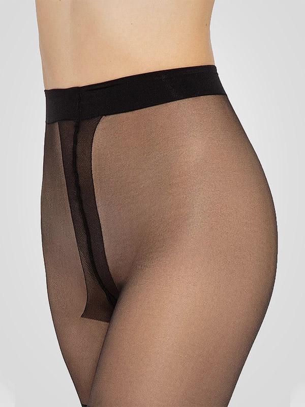 Gatta колготки с имитацией чулок "Girl Up 49 20-60 Den Black"