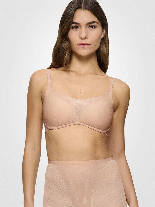 Triumph Innovative Wireless Bra Shape Smart Ellipse P Nude