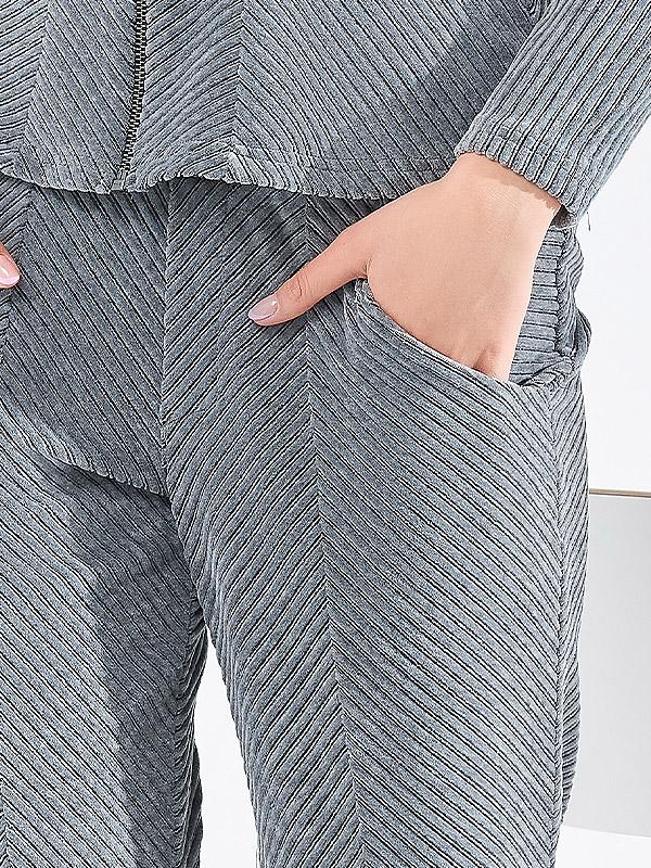 Lega хлопковые вельветовые штаны "Trudy Grey"