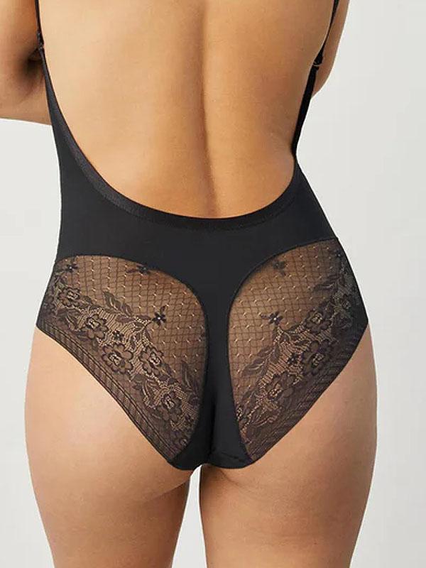 Ysabel Mora Shaping Bodysuit Utah Black