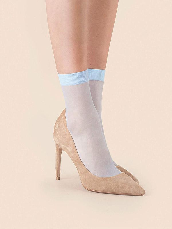 Fiore 2 porų kojinaičių komplektas "So Sweet 20 Den Pastel Blue"