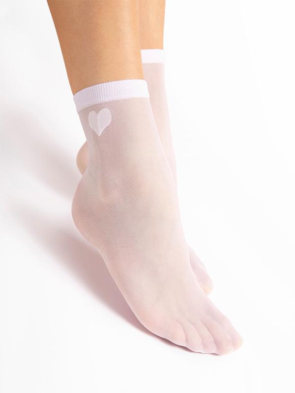 Fiore носочки с узорами "Cupido White"