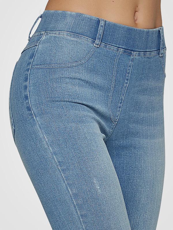 Ysabel Mora užpakaliuką pakeliantys džinsai "Amada Push-Up Light Blue Jeans"