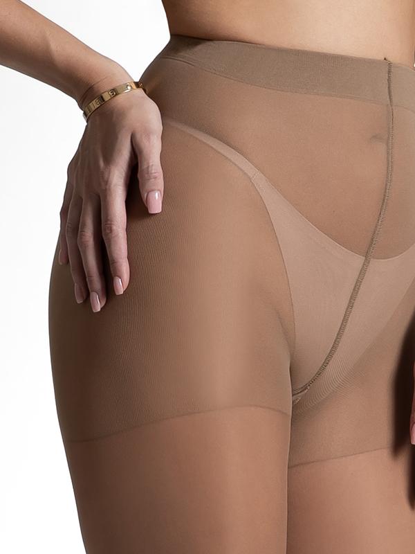 Amour mikrofibros pėdkelnės "Microfiber 40 Den Beige"