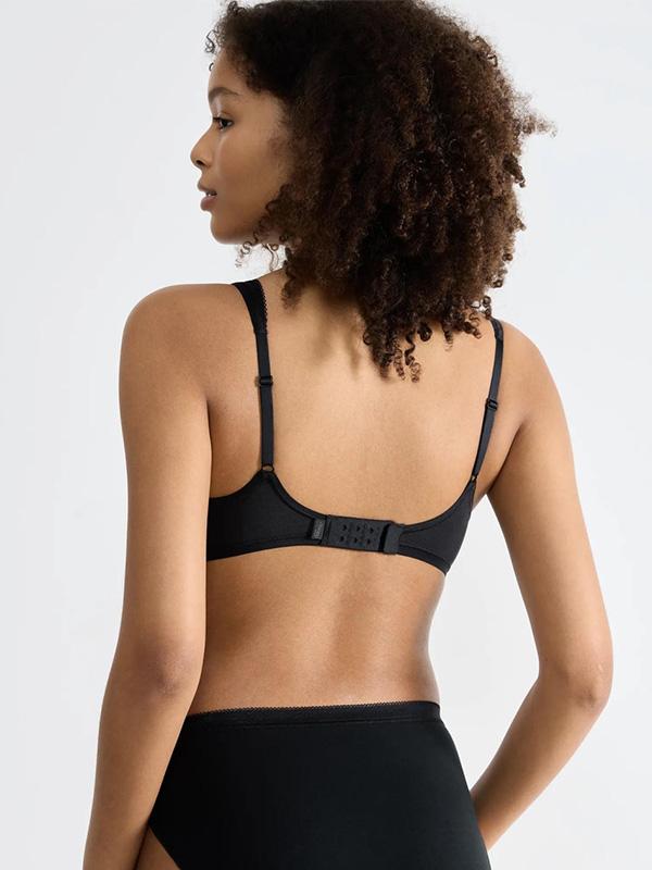 Sloggi Non-wired Cotton Bra Basic + Black