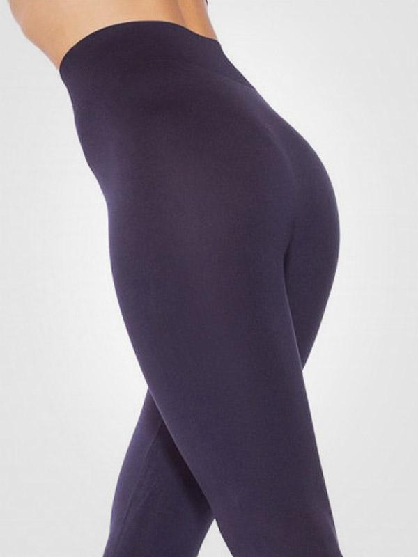 Giulia бесшовные непрозрачные лосины с завышенной талией "Model 2 Deep Navy"