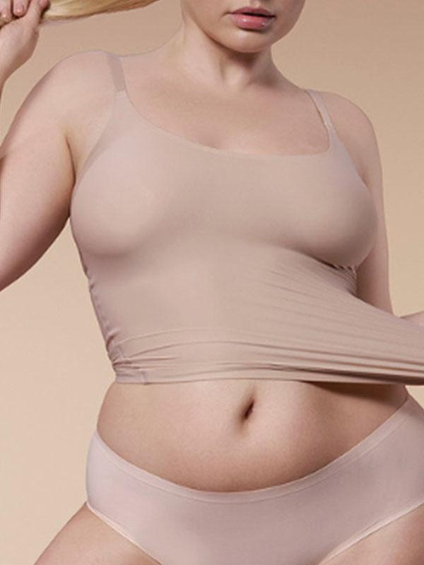 Julimex Stretchy Laser-cut Undershirt Flexi-one 2 Nude