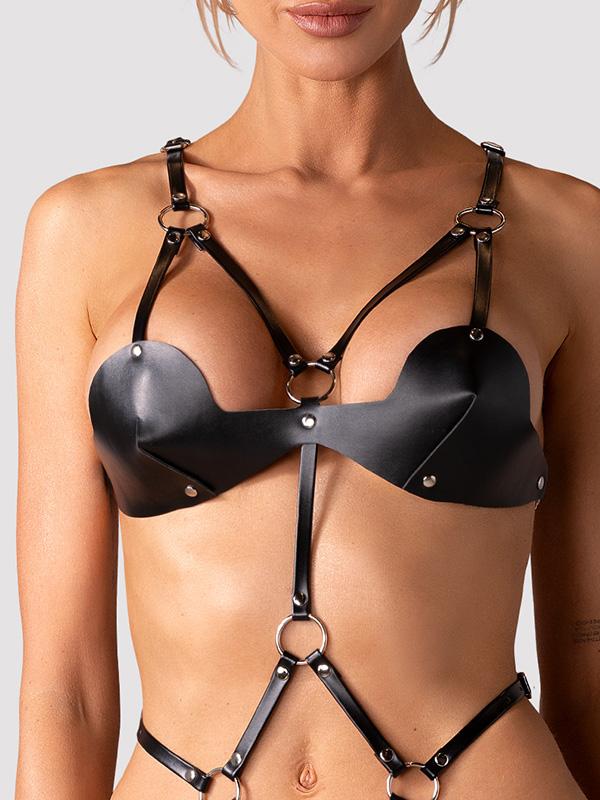 Obsessive сексуальное трико с лямками "Dame Controle Black"