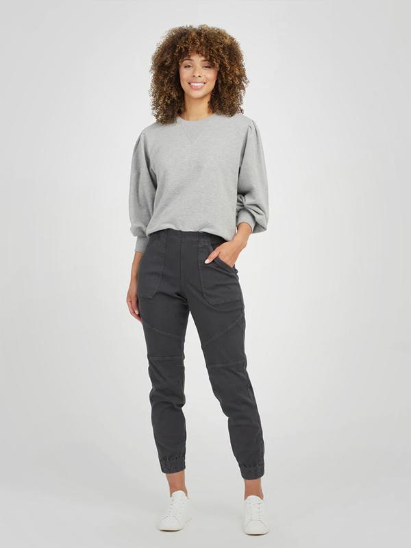 Spanx Shaping Jeans Stretch Twill Joger Black