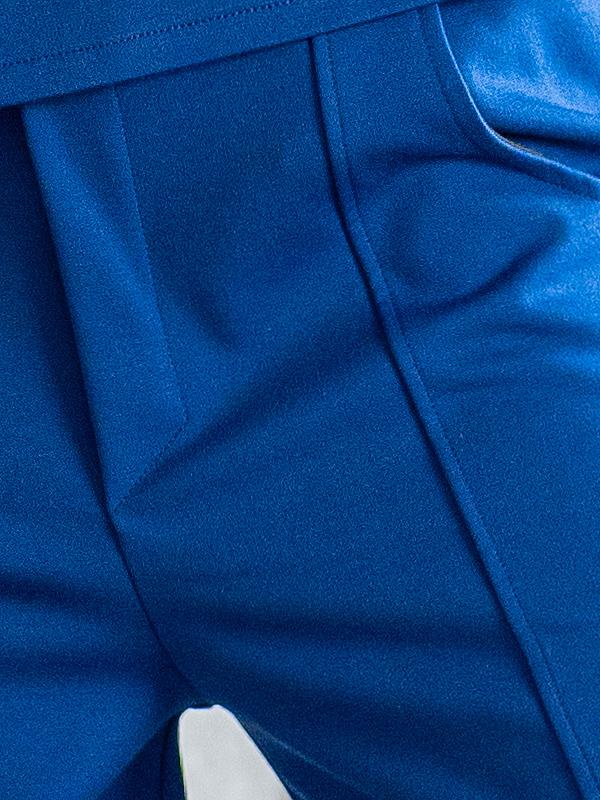 Lega Wide Trousers With Viscose Goda Blue