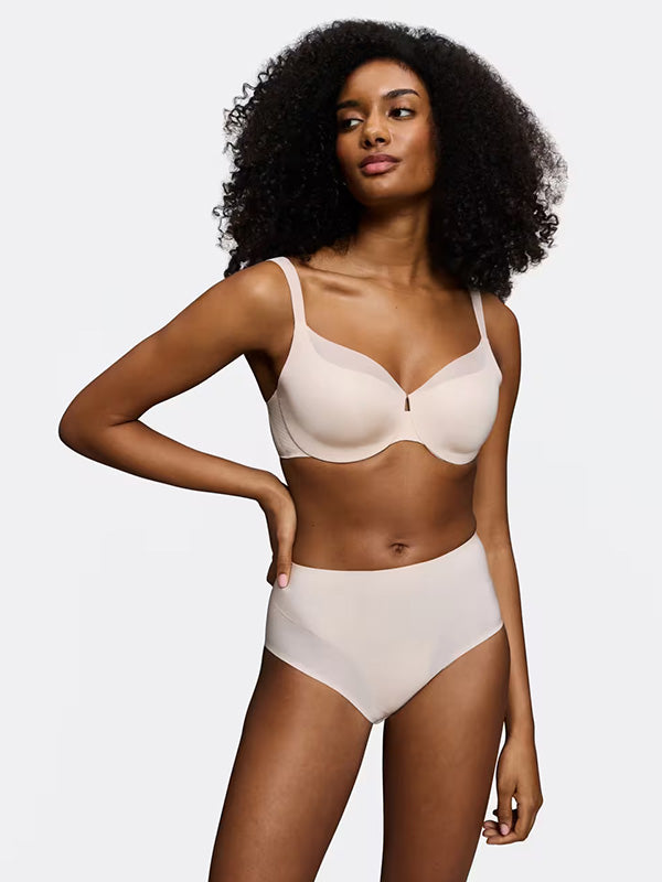 Triumph корректирующие трусики с высокой талией "BMU Illusion Curve Maxi Nude"