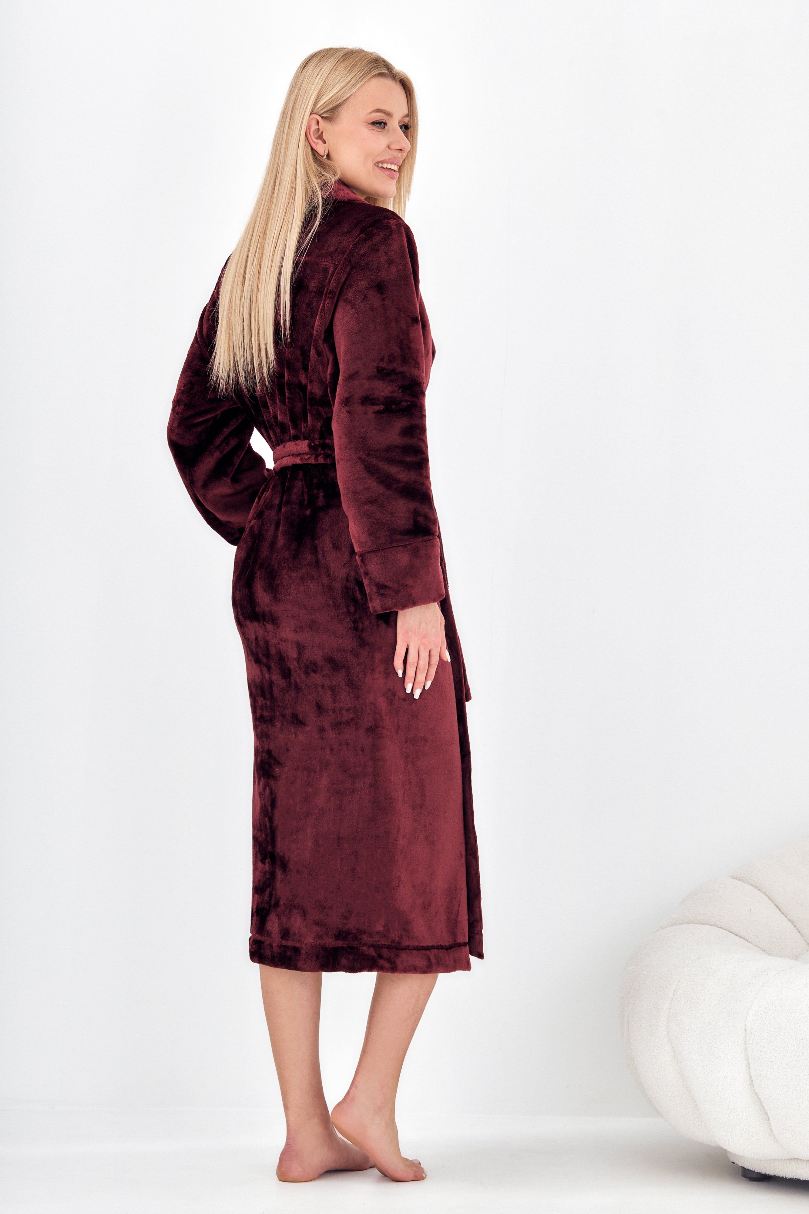 L&L ilgas chalatas "Sky Bordeaux"