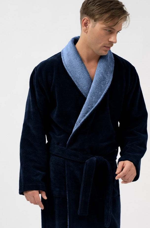 minkštas chalatas vyrams