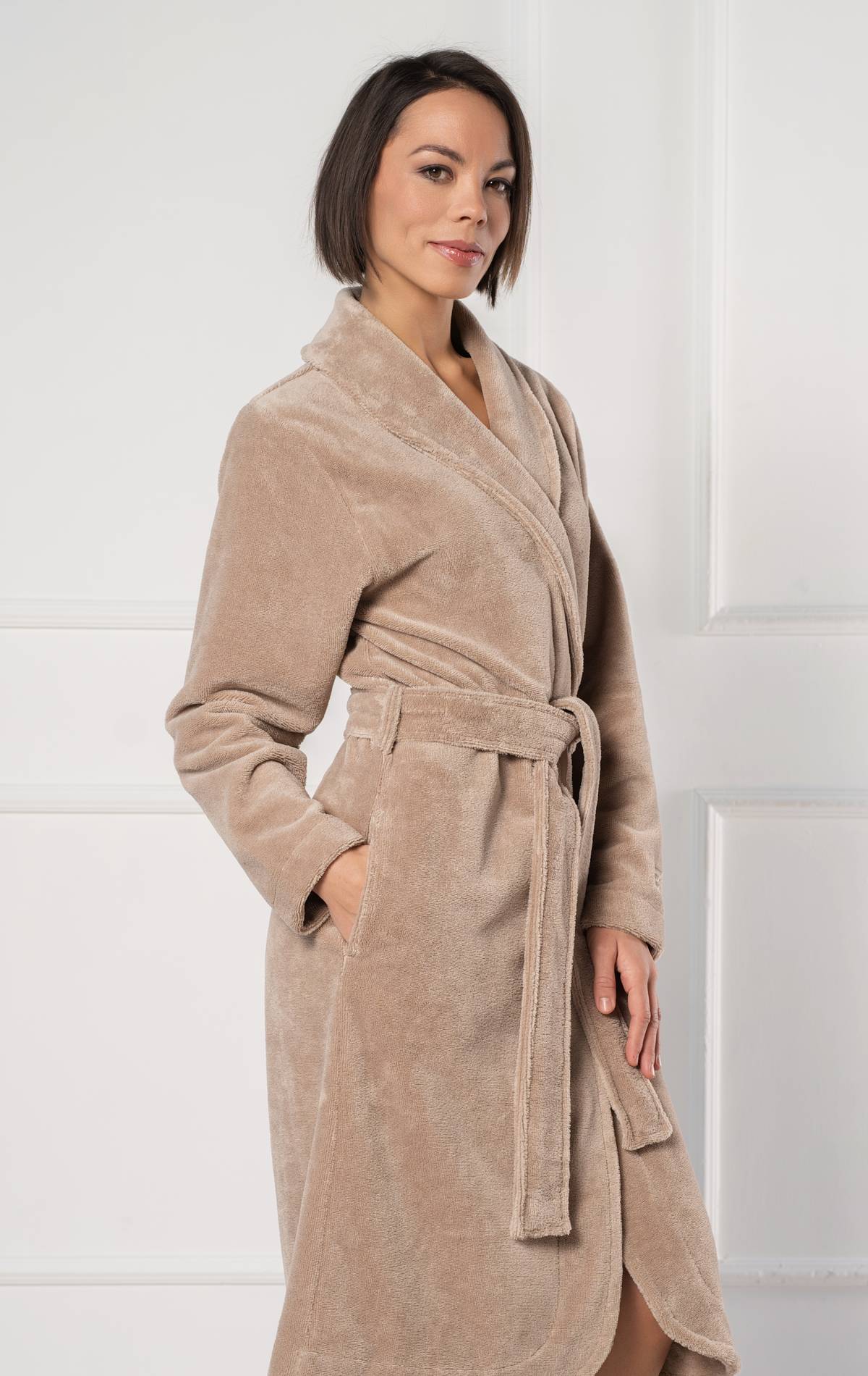 Belmanetti dvisluoksnis chalatas su bambuko pluoštu 