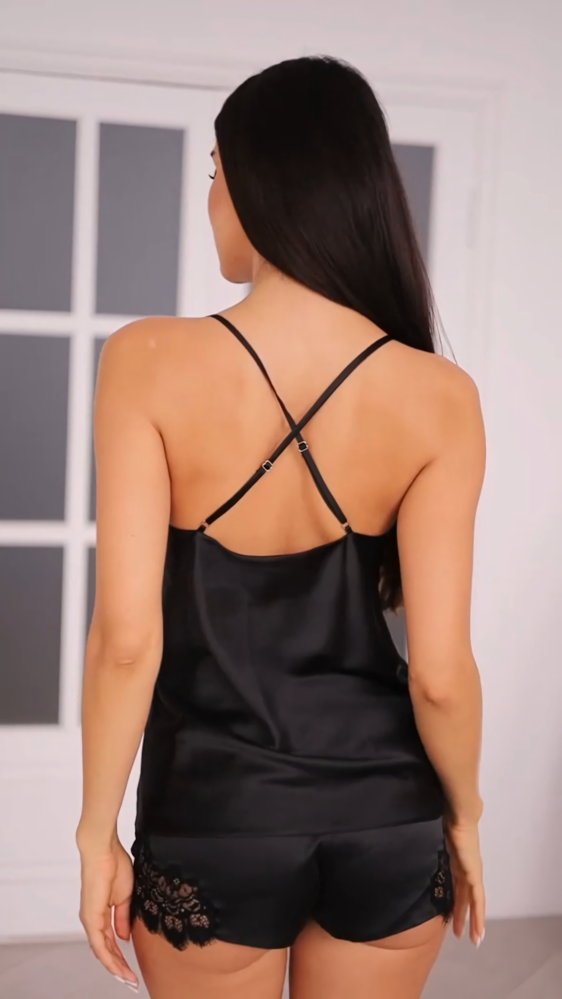 šilkinė moteriška pižama