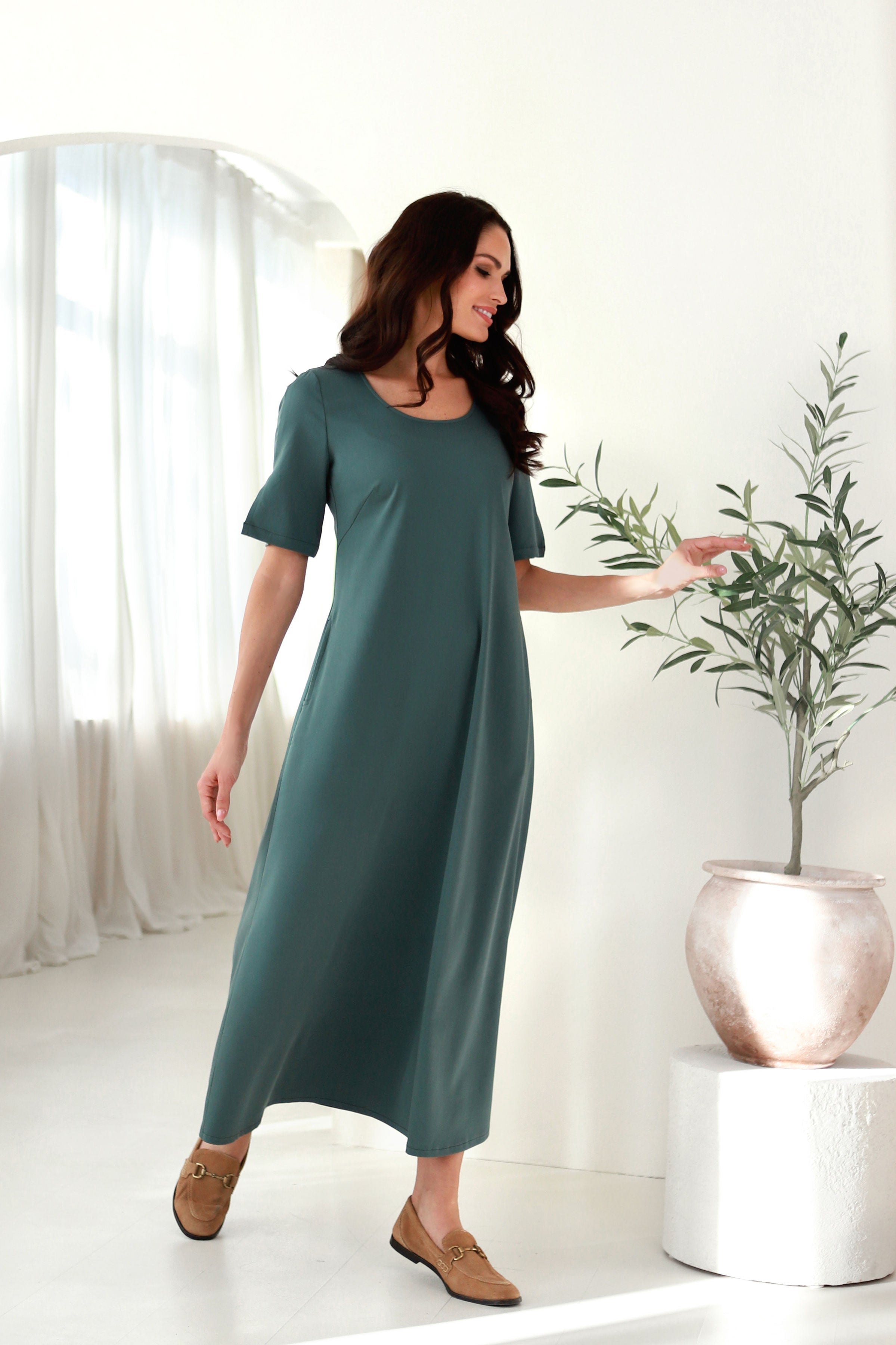 midi suknelė kasdienai