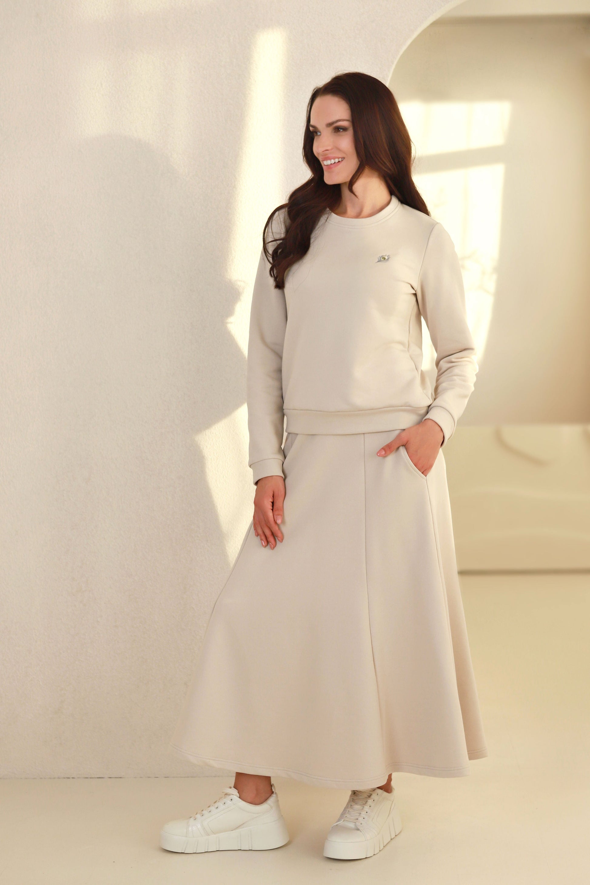 džemperis ilgomis rankovėmis