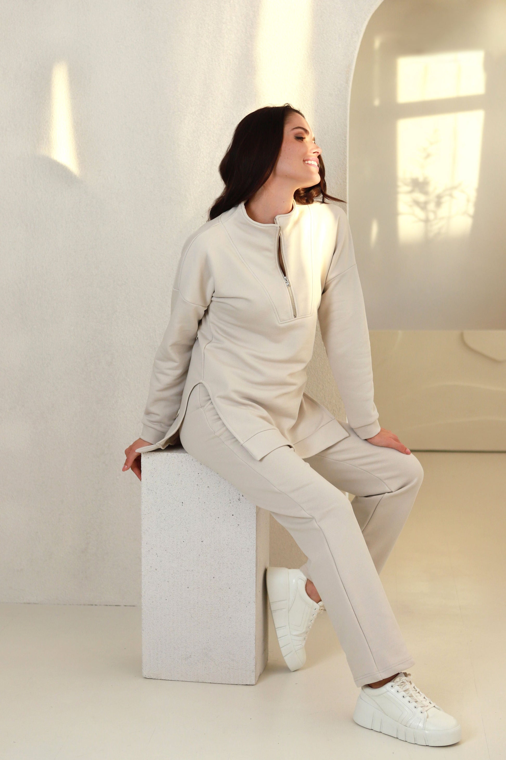 laisvalaikio džemperis moterims