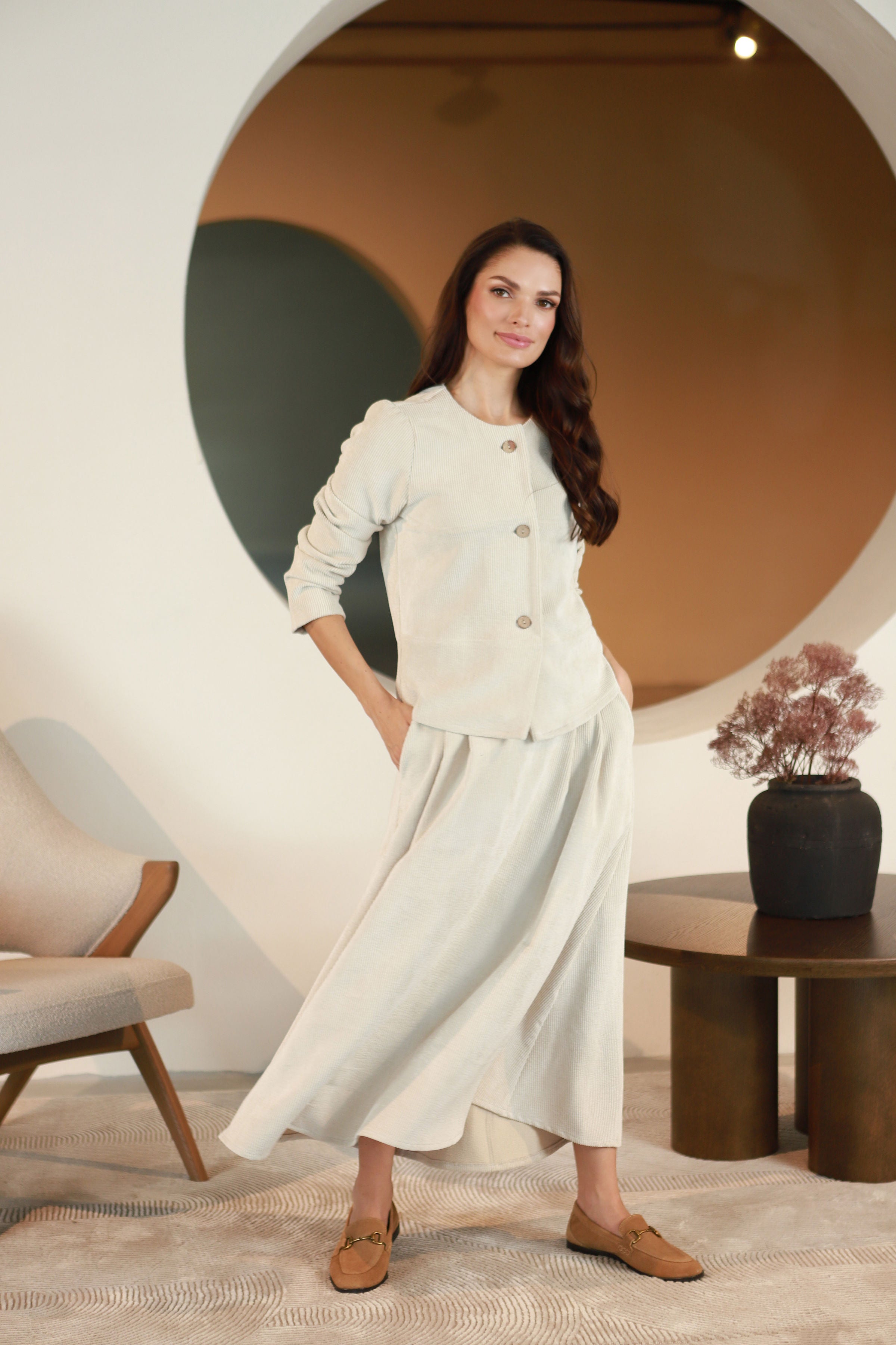 Lega бархатный пиджак "Jasira Beige Velvet"