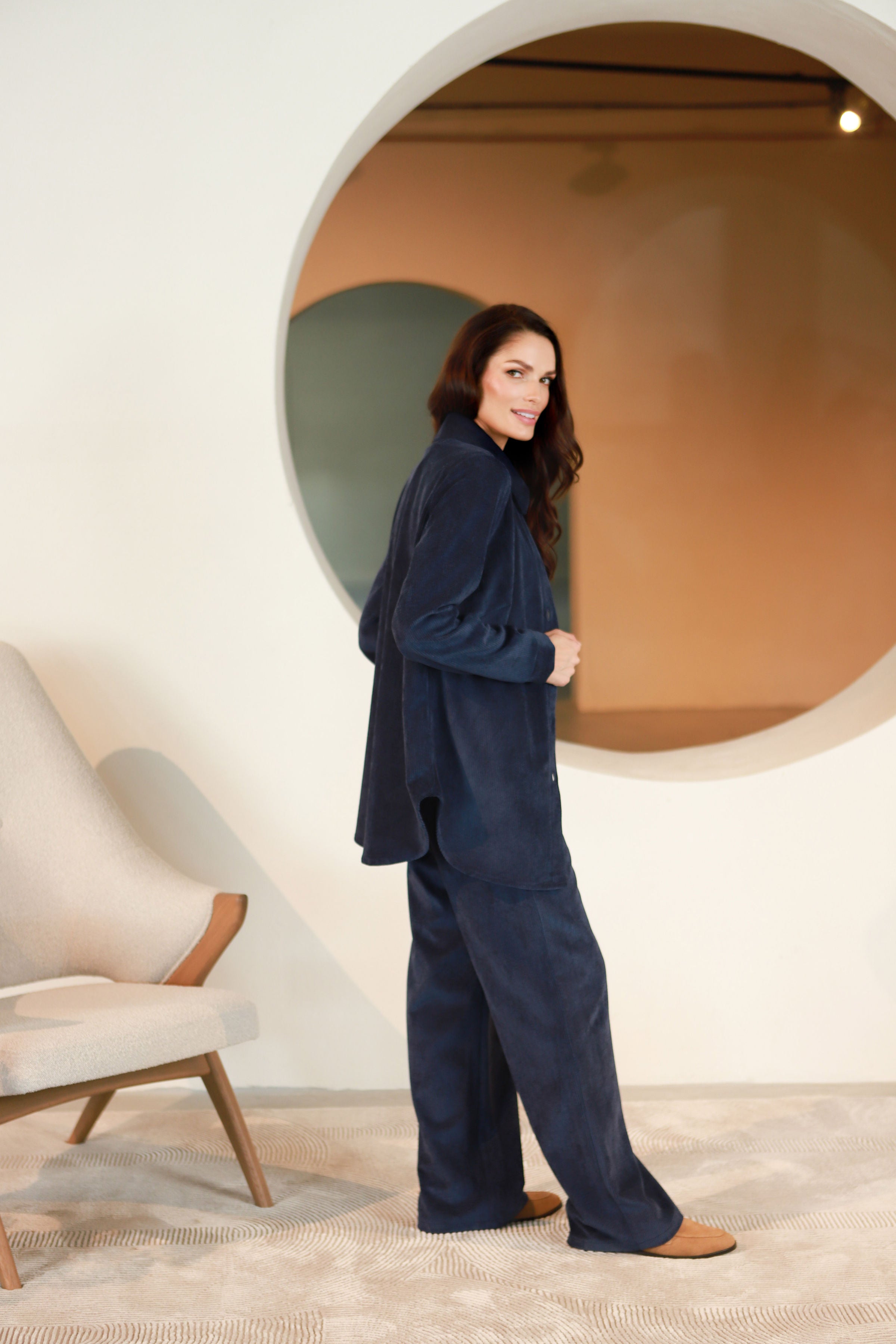 Lega бархатный пиджак "Gerda Navy Velvet"