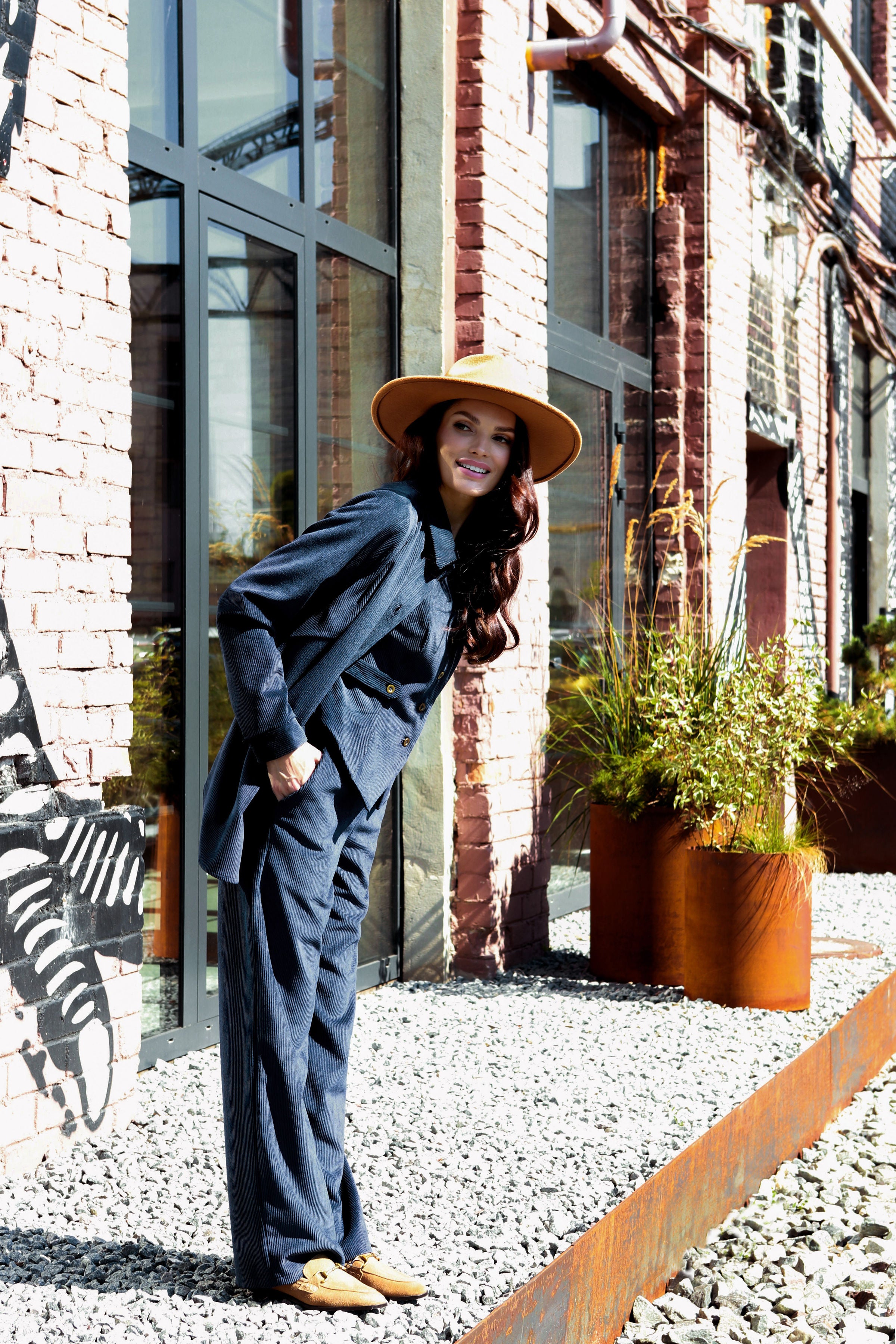Lega Velvet Vest Siena Navy Velvet