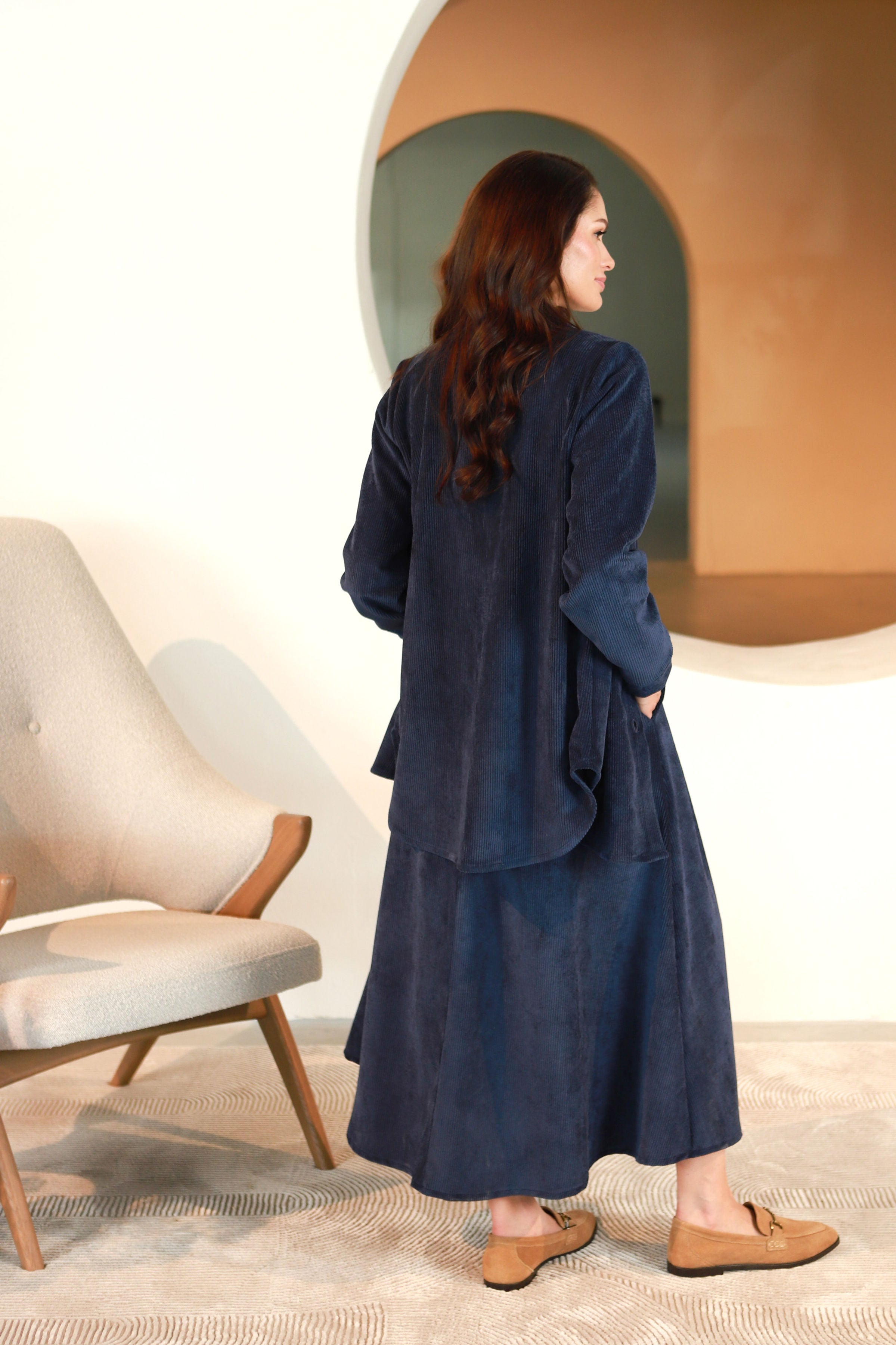 Lega бархатный пиджак "Gerda Navy Velvet"