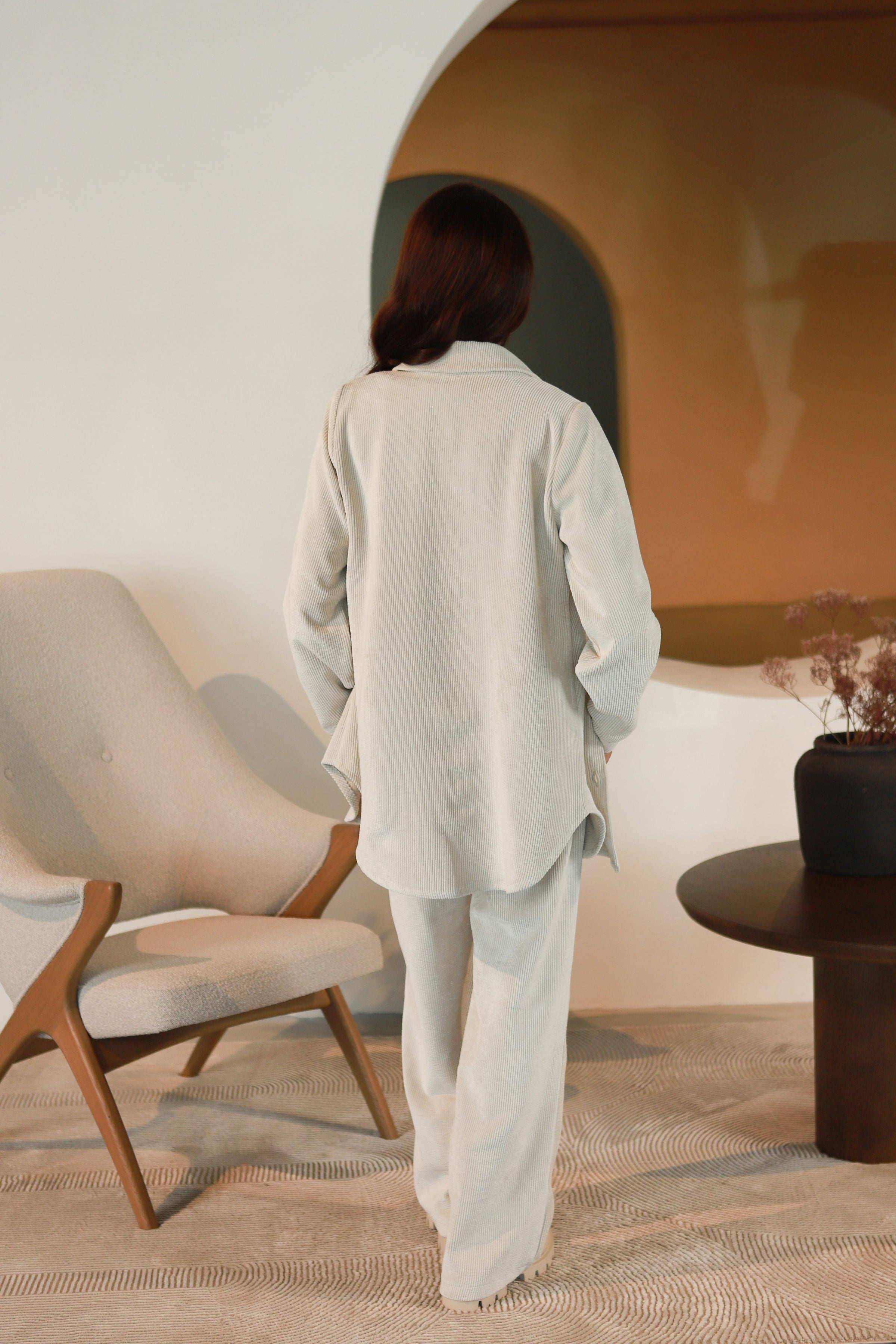 Lega бархатный пиджак "Gerda Beige Velvet"