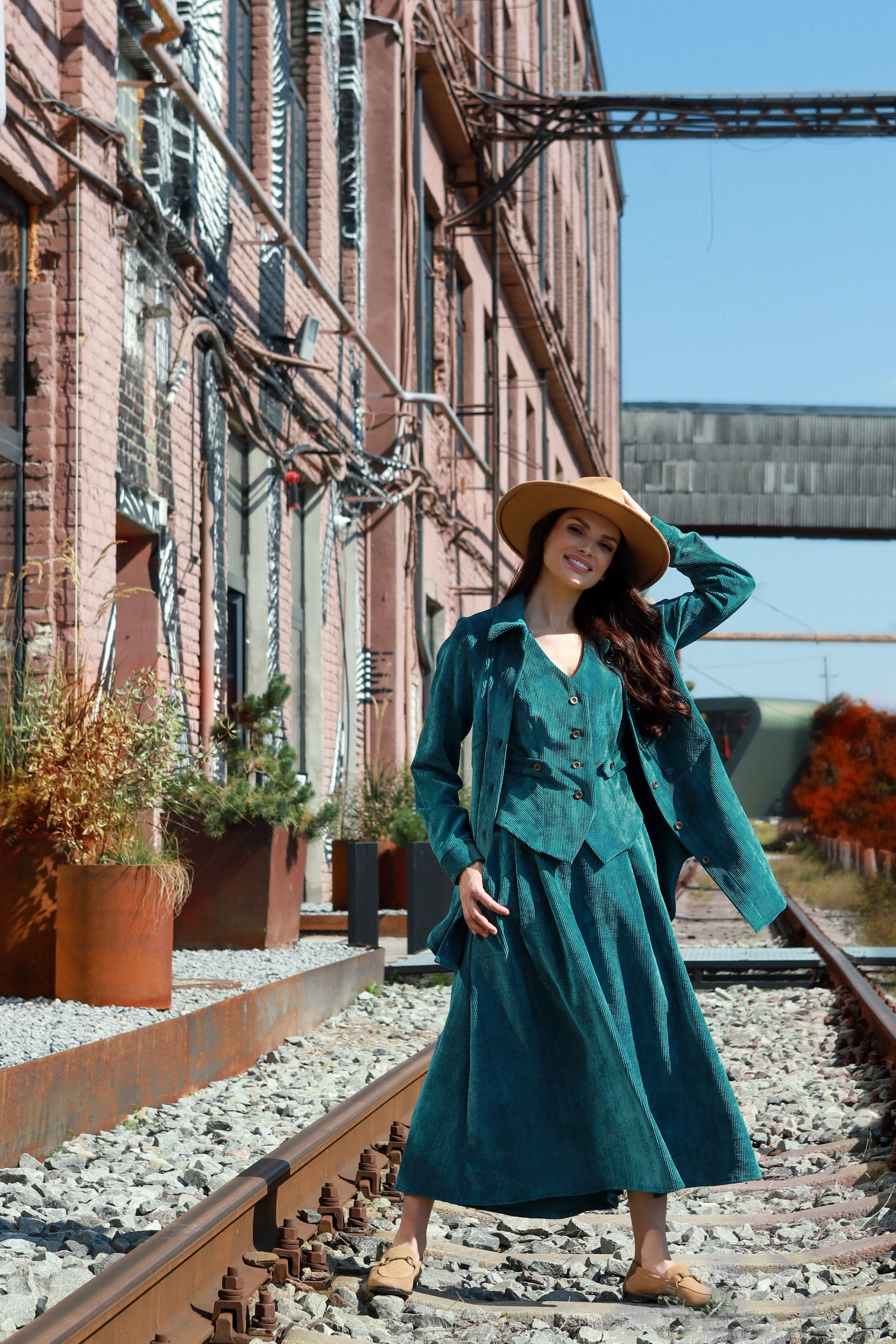 Lega бархатный пиджак "Gerda Turquoise Velvet"