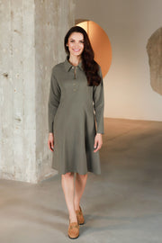 Lega Waisted Dress Michelle Grey