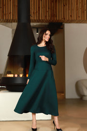 Lega A silueto suknelė Mirta Emerald