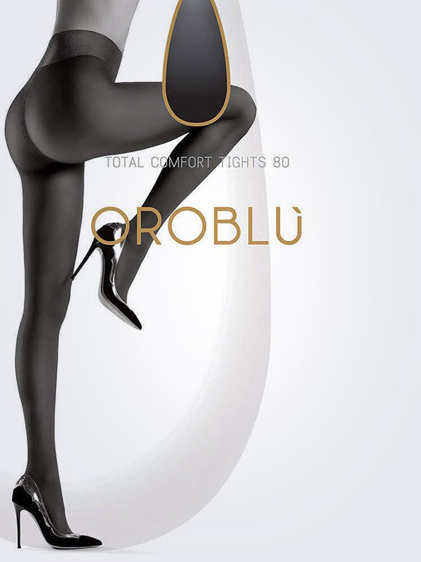Oroblu itin patogios nepermatomos pėdkelnės "Different 80 Den Black"