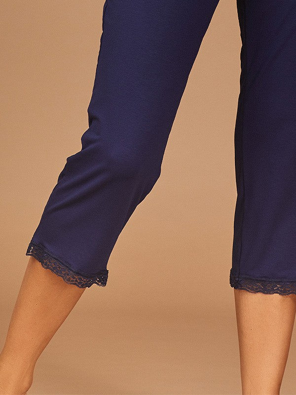 Lega viskozinė pižama "Dita Dark Blue"