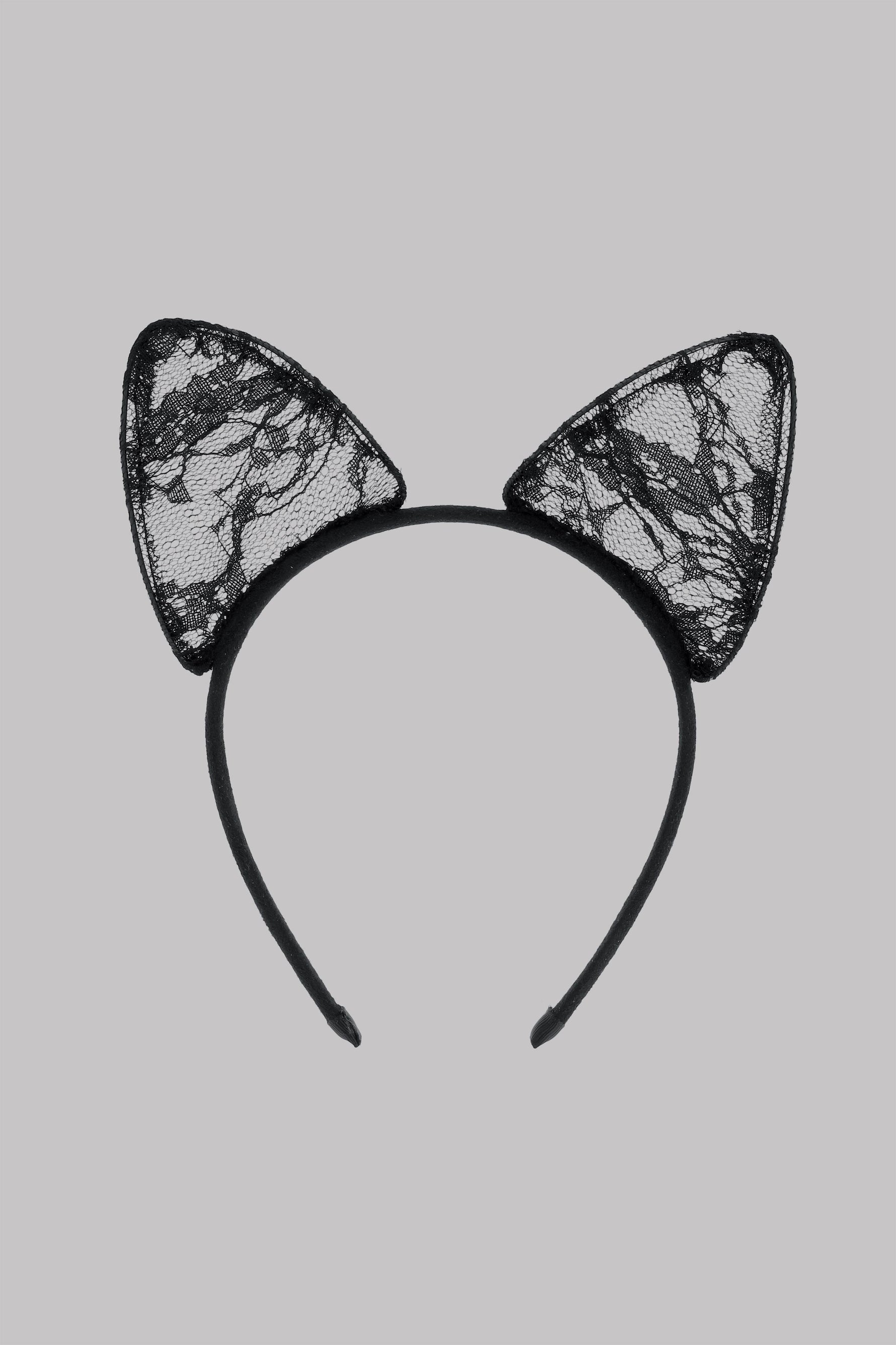 Maison Close lankelis su nėriniuotomis ausytėmis "Catwoman Black"