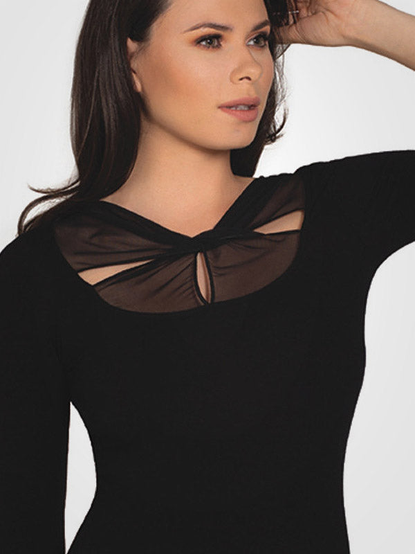 Gatta Viscose Bodysuit Leticia Black