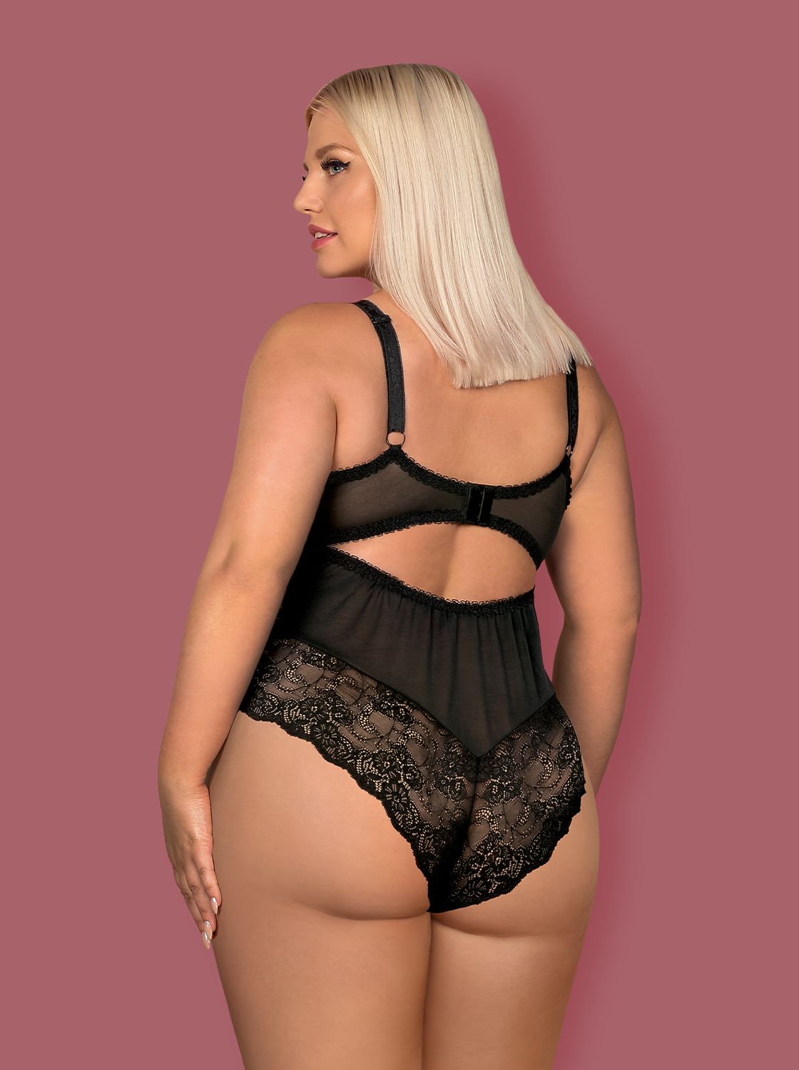 Obsessive triko su lankeliais "Amallie Black"