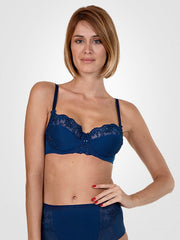 Lisca nėriniuota liemenėlė su lankeliais "Caroline Blue"