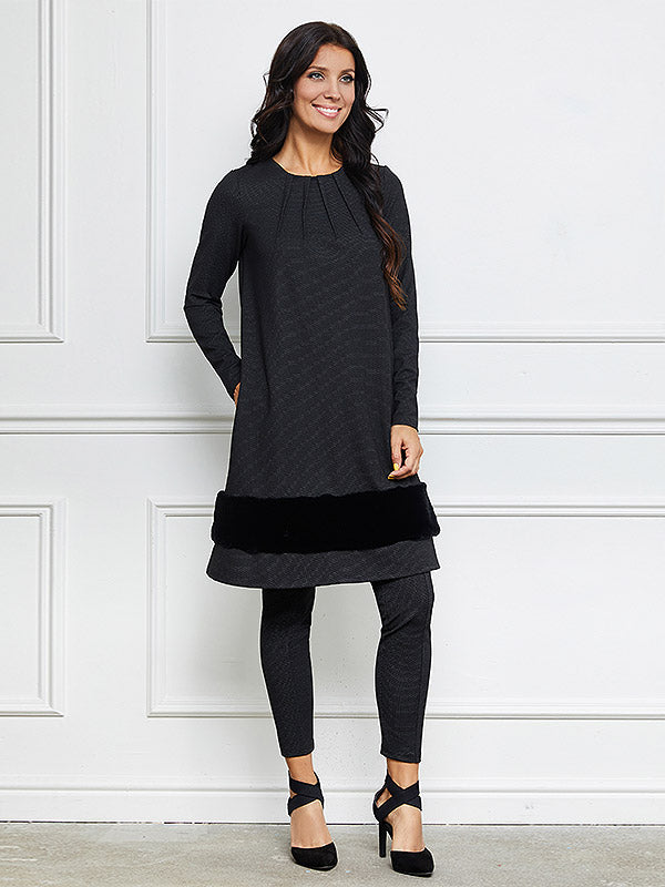 Lega Leggings Giulia Black - White Dots