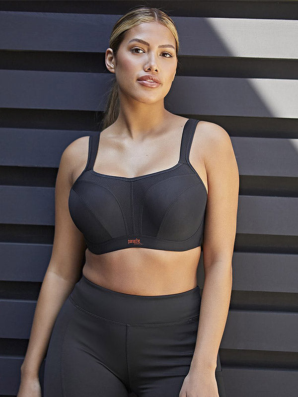 Panache Underwire Sports Bra Black