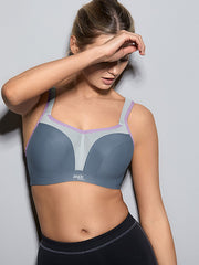 Panache sportinė liemenėlė su lankeliais "Sports Wired Grey"