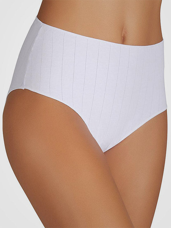 Ysabel Mora medvilninės kelnaitės "Lurda Maxi White"