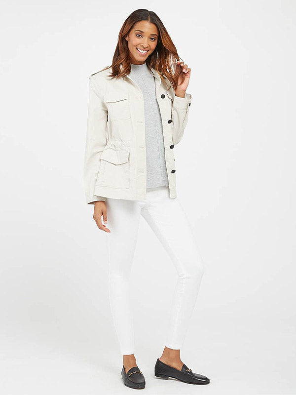 Spanx Shaping Jeans-Leggings Ankle Skinny White