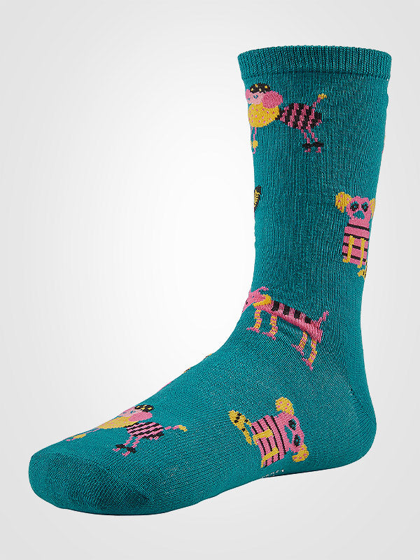 Ysabel Mors Cotton Socks Martyna Teel - Pink - Yellow