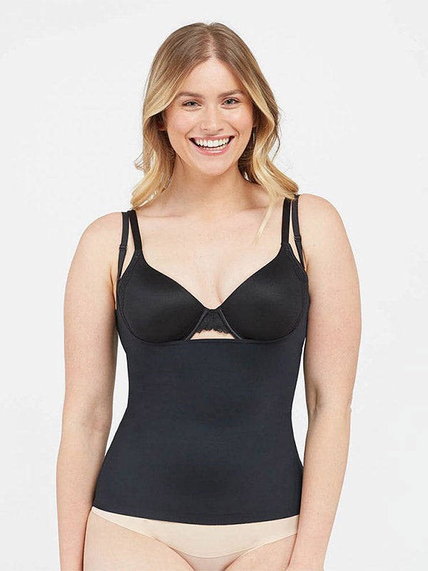 Spanx Shaping Undershirt Suit Your Fancy Open-Bust Black