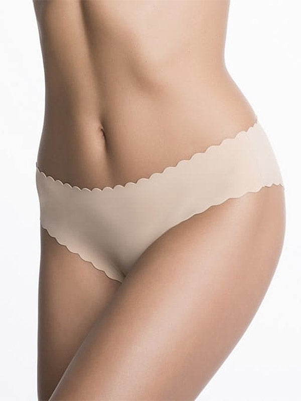 Julimex lazeriu kirptos kelnaitės "Shellie Nude"