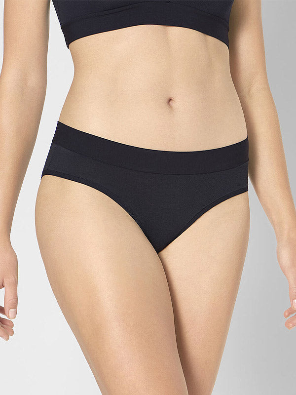 Sloggi labai tamprios modalo hipster kelnaitės "Go Allround Black"