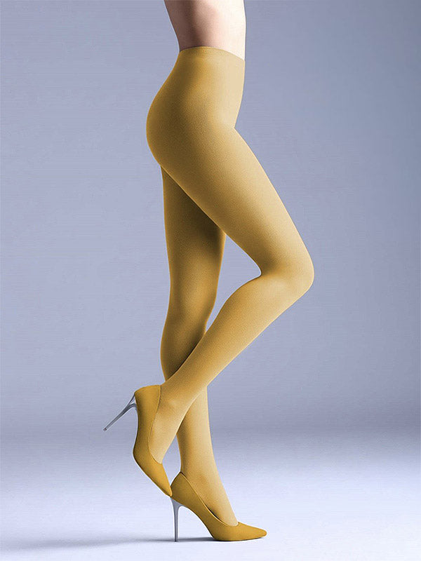 Giulia neperregimos 3D mikrofibros matinės pėdkelnės "Samba 40 Den Yellow Moon"